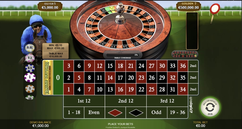روليت Frankie Dettori's Jackpot